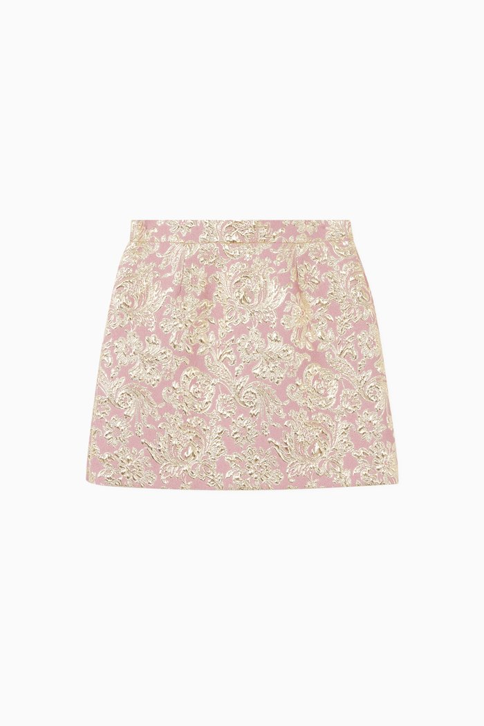 

Floral Brocade Skirt, Gold