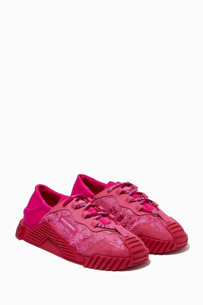 

Cordonetto NS1 Sneakers in Lace, Pink