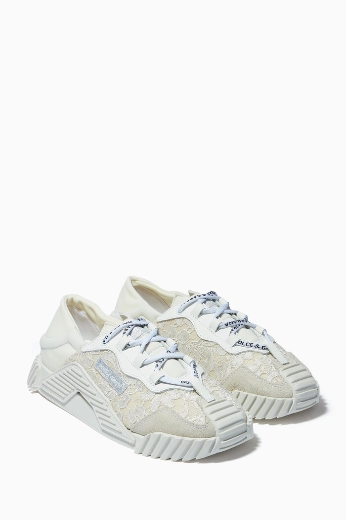 

Cordonetto NS1 Sneakers in Lace, White