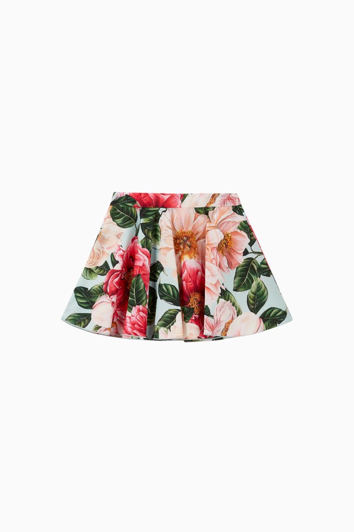 

Camellia Poplin Skirt, Multicolour