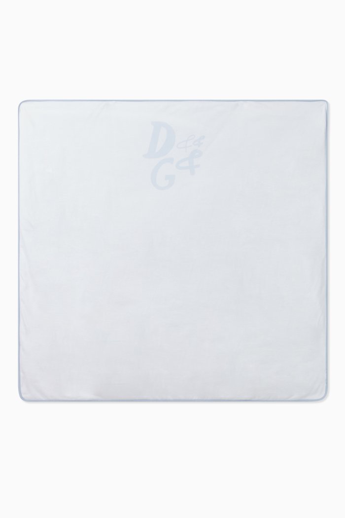 

Logo Blanket in Cotton, White