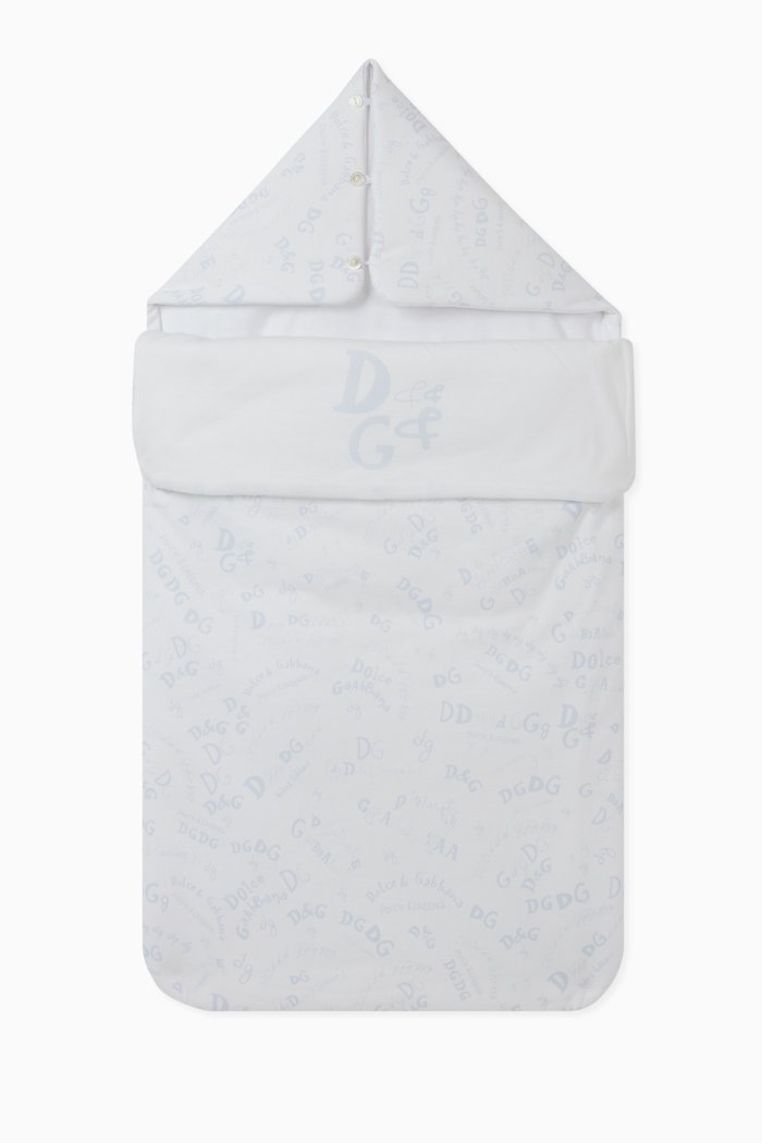 D&G Sleeping Bag in Cotton, White