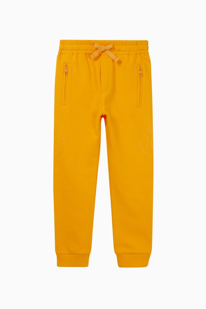 

Crown Logo Cotton Sweatpants, Orange