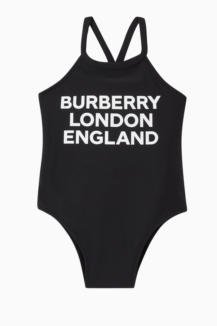 

Logo Nylon Swimsuit, Black
