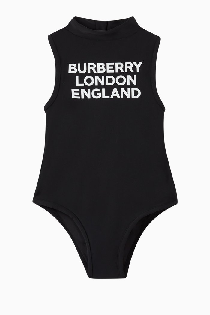 

Logo Nylon Swimsuit, Black