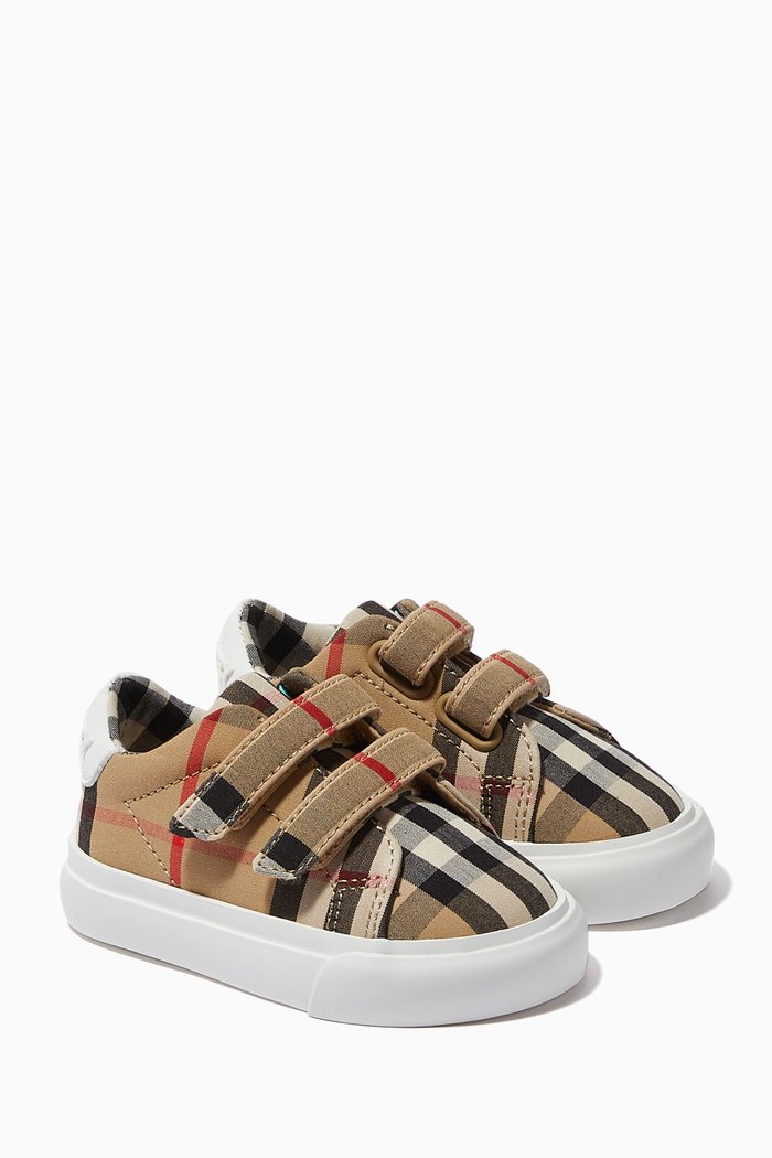 

Sneakers in Vintage Check Cotton, Neutral