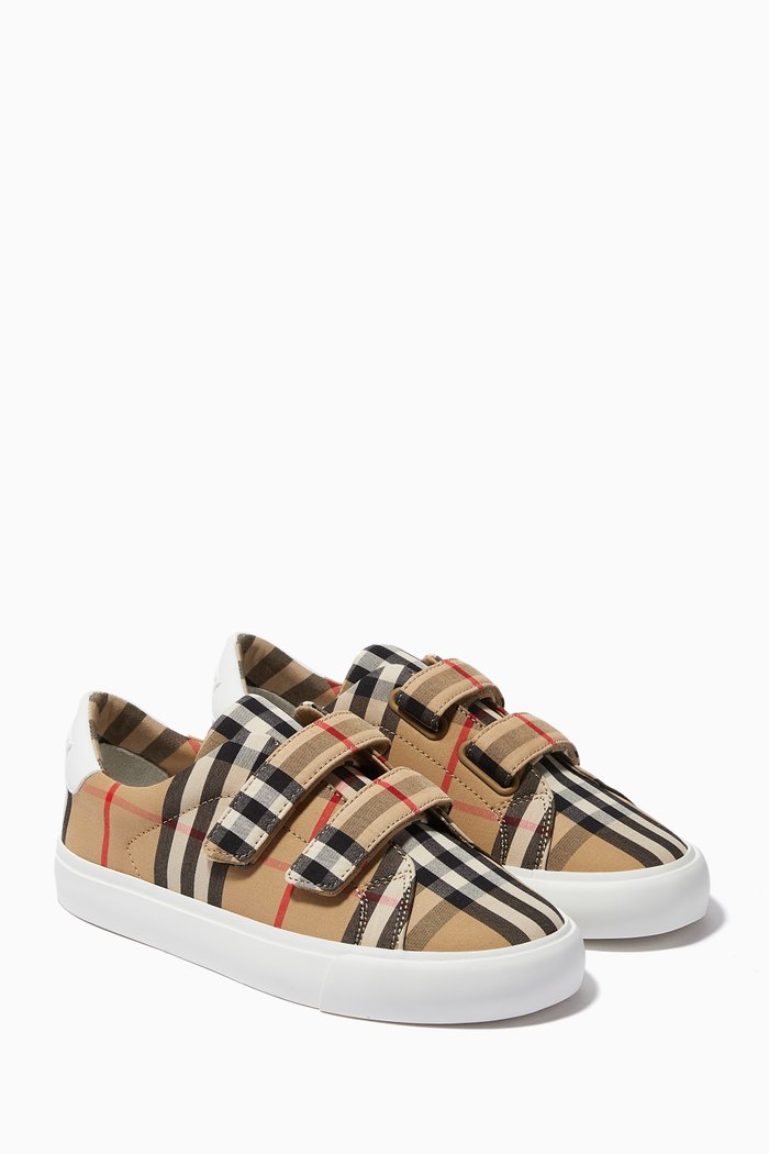 

Sneakers in Vintage Check Cotton, Neutral