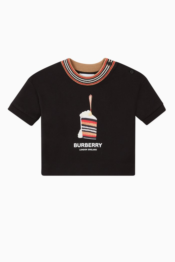 

Cake Cotton T-shirt, Black