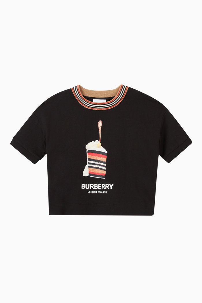 Cake Cotton T-shirt, Black