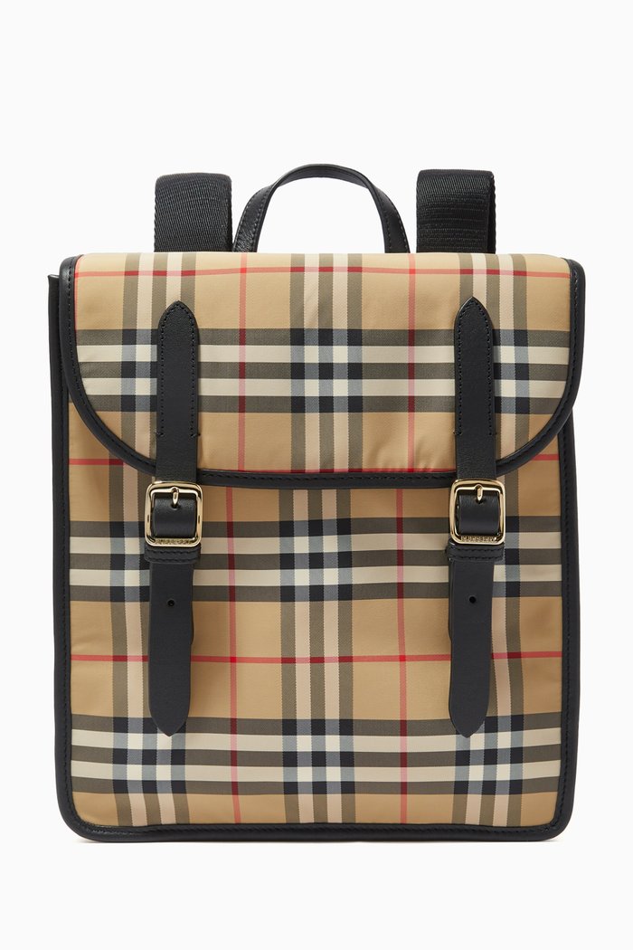 

Satchel in Vintage Check ECONYL®, Neutral