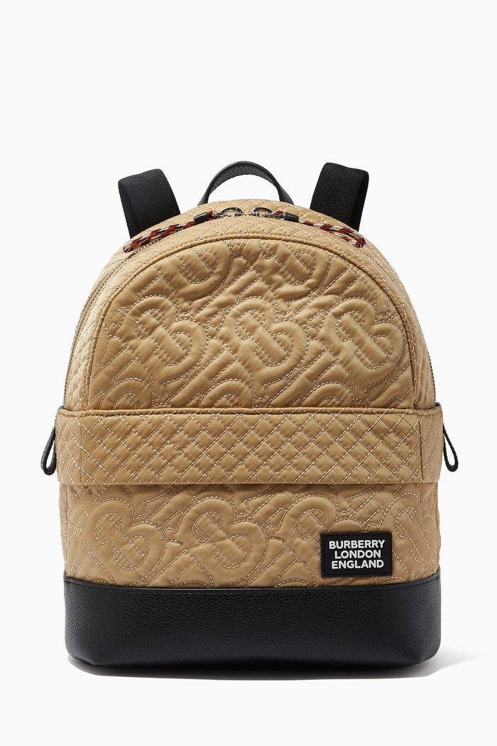 

Backpack in Monogram Quilted ECONYL®, Neutral