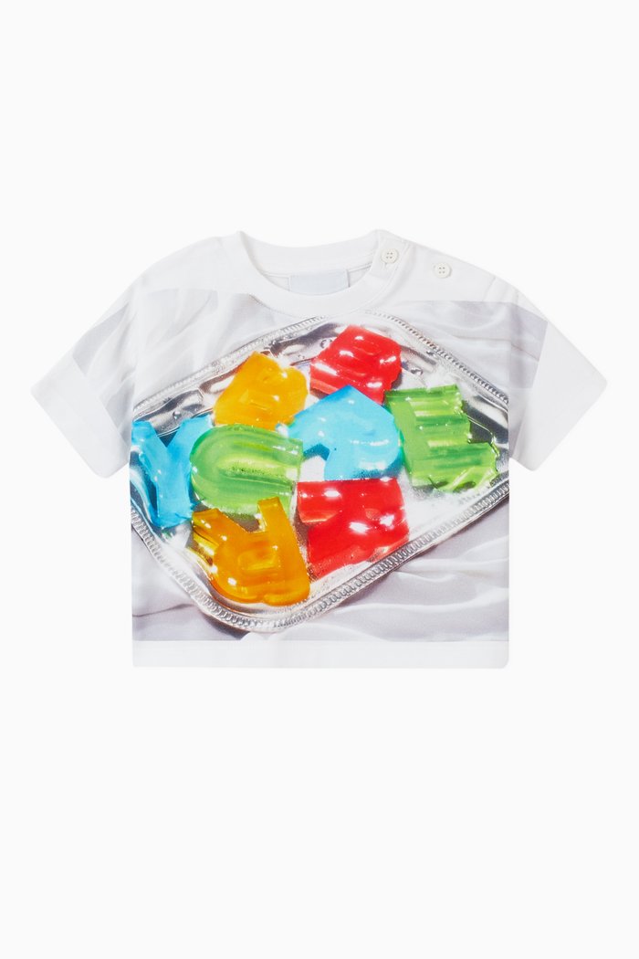 

Confectionery Cotton T-shirt, Multicolour