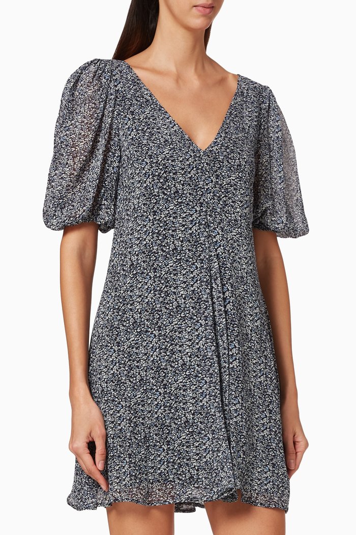 

Stripe Wrap Dress, Blue