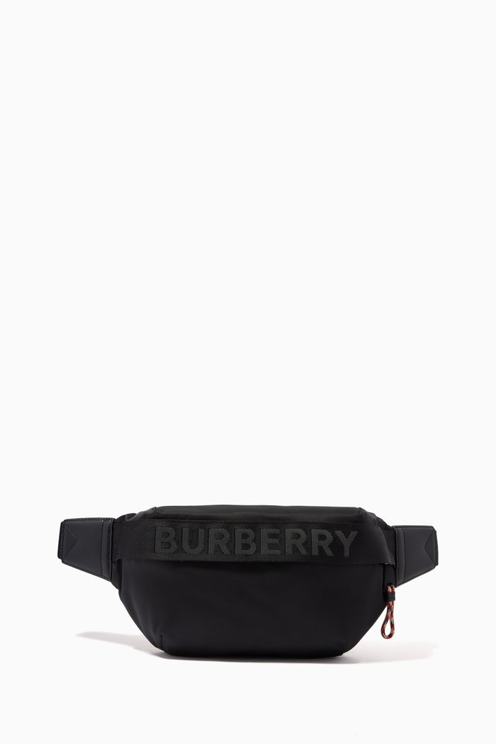 

Logo Detail Sonny Bum Bag in ECONYL®, Black