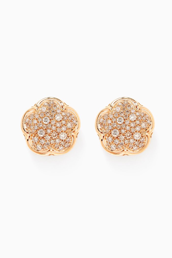 

Bon Ton Earrings with Diamonds in 18kt Rose Gold