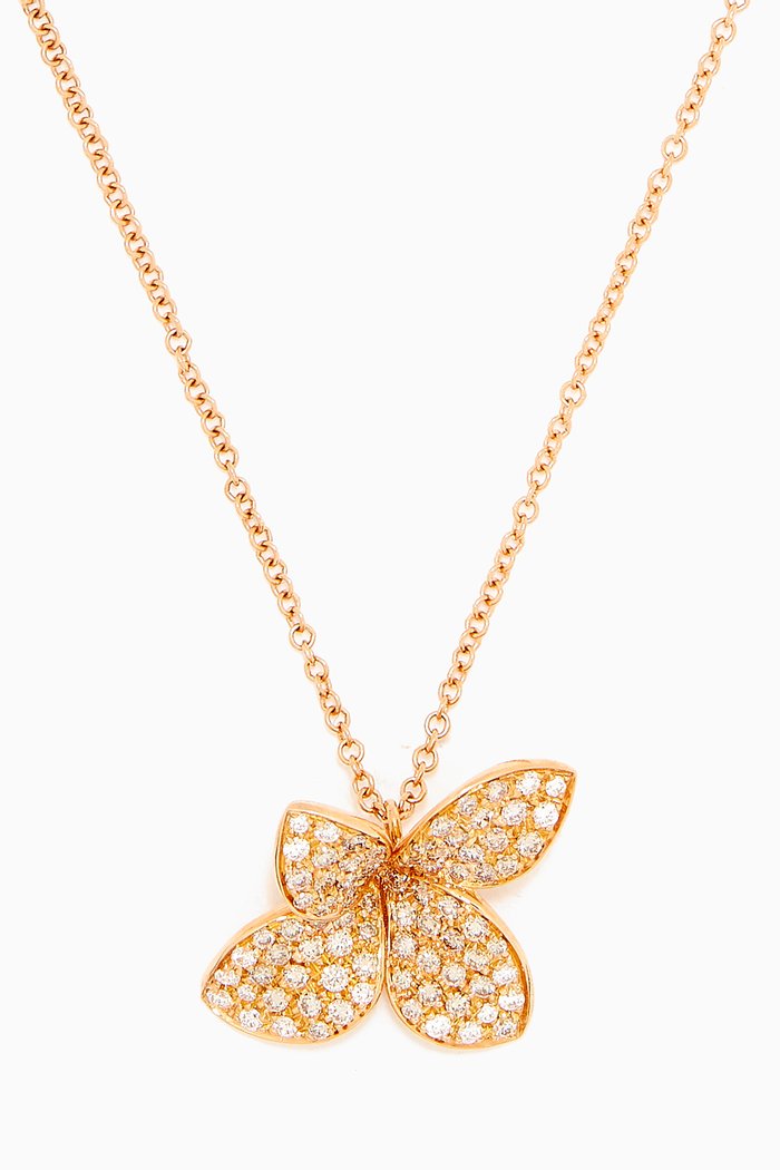

Petit Garden Necklace with Diamonds in 18kt Rose Gold