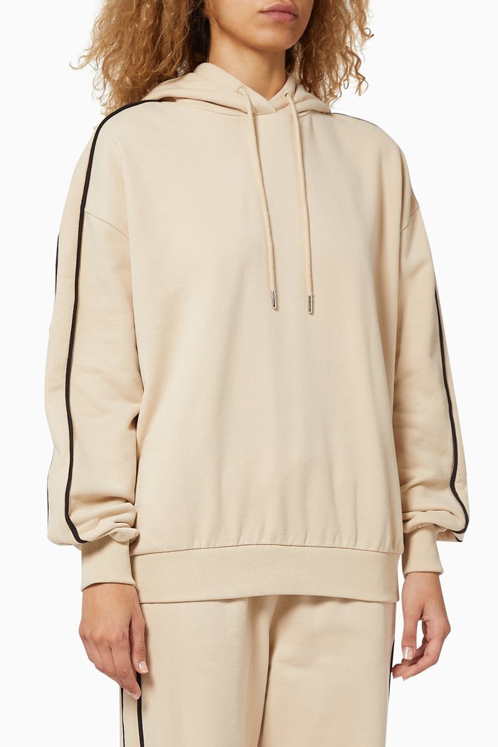 

Organic Cotton Sweat Double Line Hoodie, Neutral