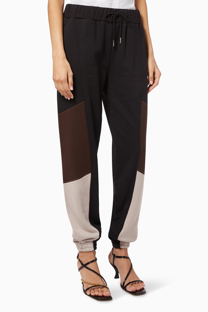 

Organic Cotton Multi-Panel Sweatpants, Multicolour