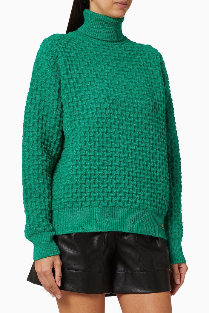 

Nuvolosita Turtleneck Sweater, Blue