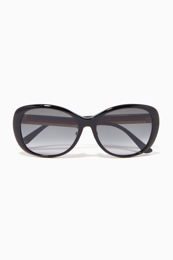 

Butterfly Sunglasses in Acetate, Brown