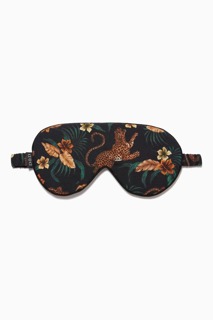 

Soleia Silk Eye Mask, Black