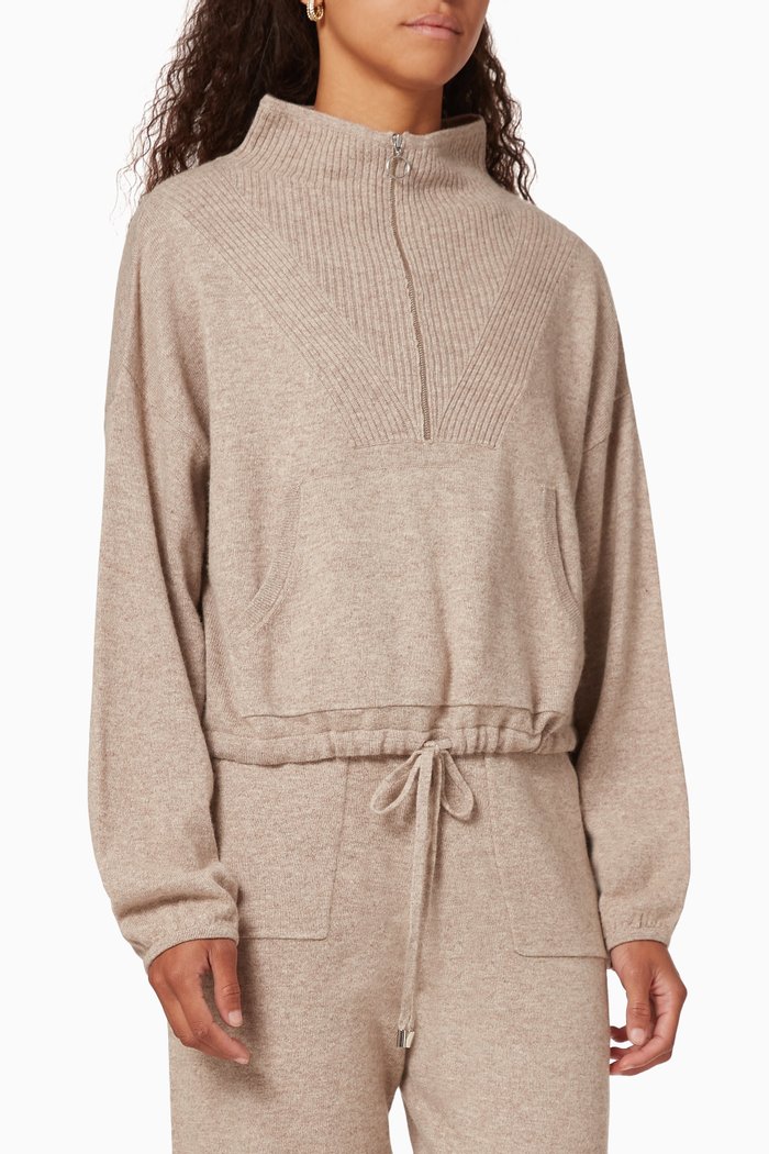Hana Loungewear Pullover, Neutral