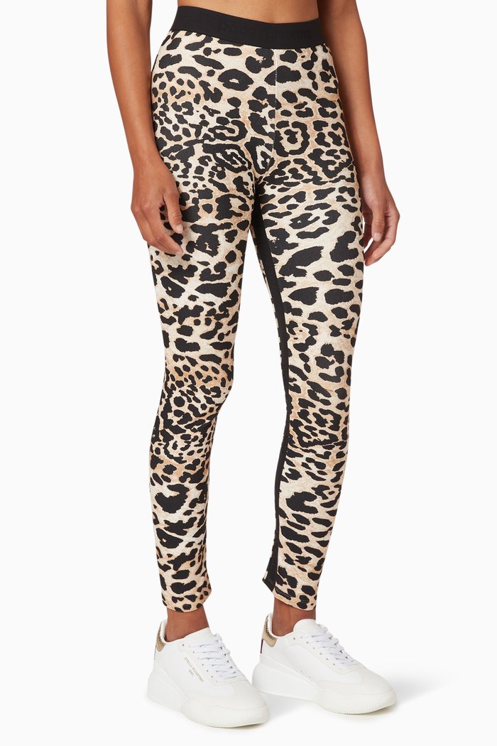 

Leopard Print Leggings, Brown