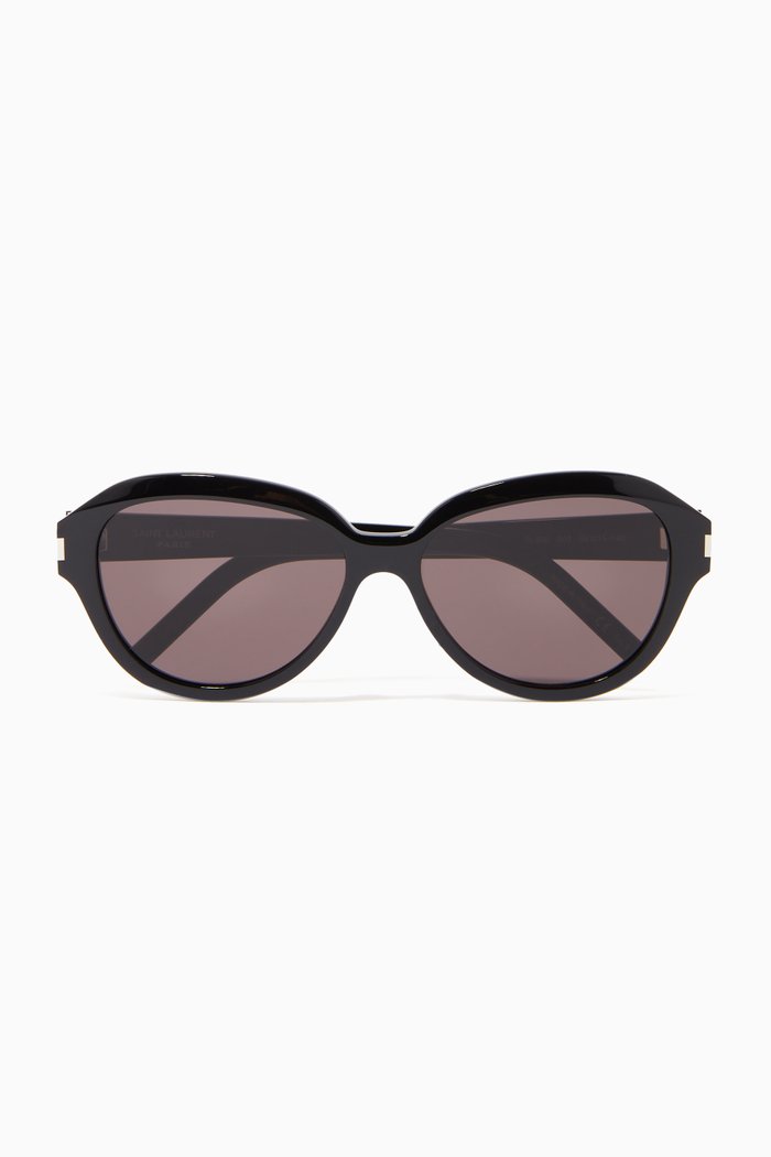 

SL 400 Butterfly Sunglasses, Black