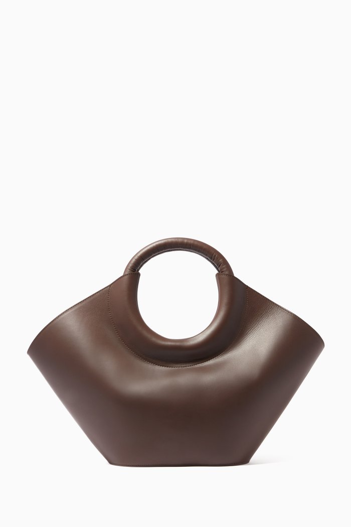 

Cabassa Tote Bag in Leather, Brown