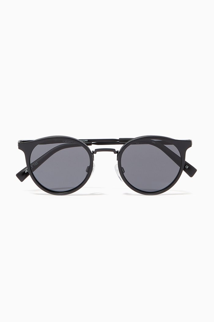 

Tornado Round Sunglasses, Black