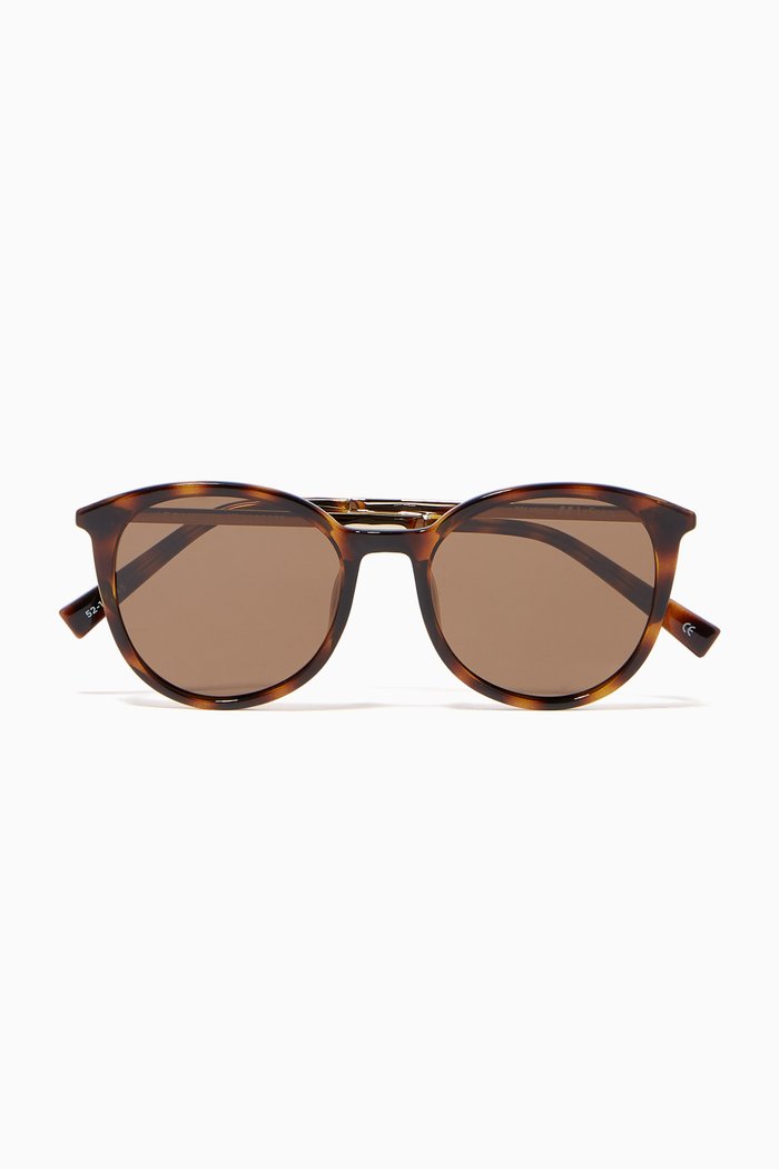 Le Danzing Round Sunglasses, Brown