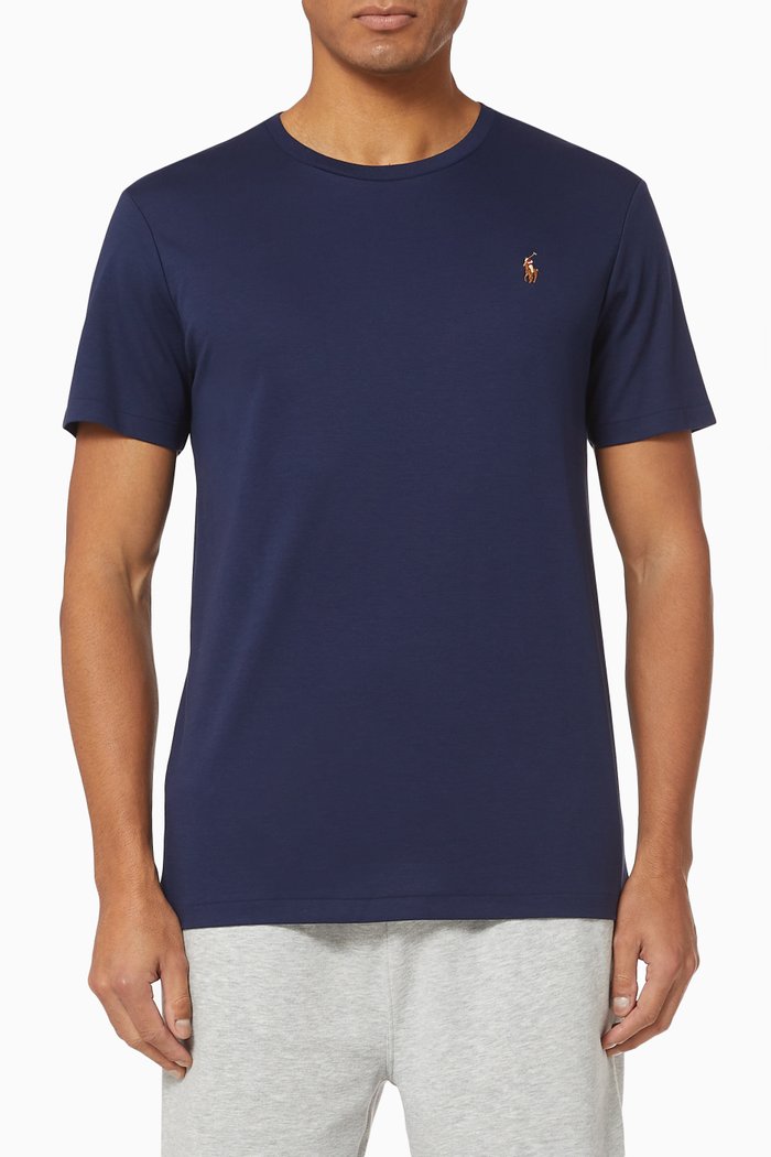 

Cotton Jersey T-shirt, Blue