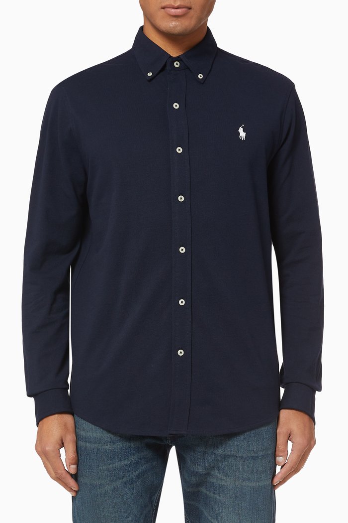 

Featherweight Mesh Shirt, Blue