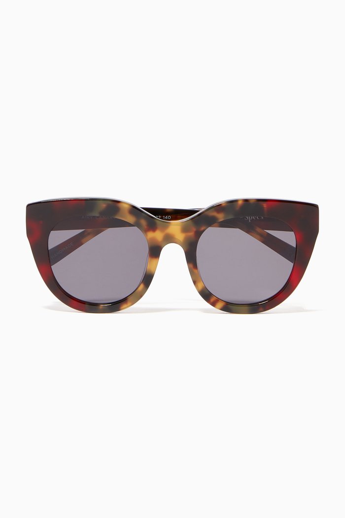 

Airy Canary D-frame Sunglasses, Brown