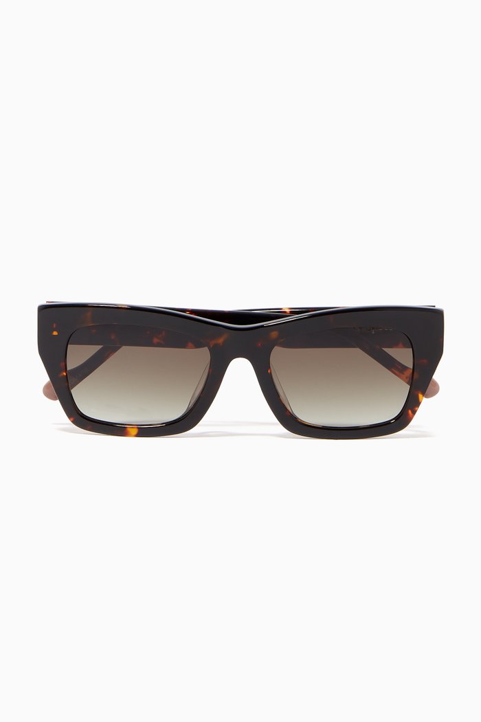 

Vega Alt Fit Rectangle Sunglasses, Brown