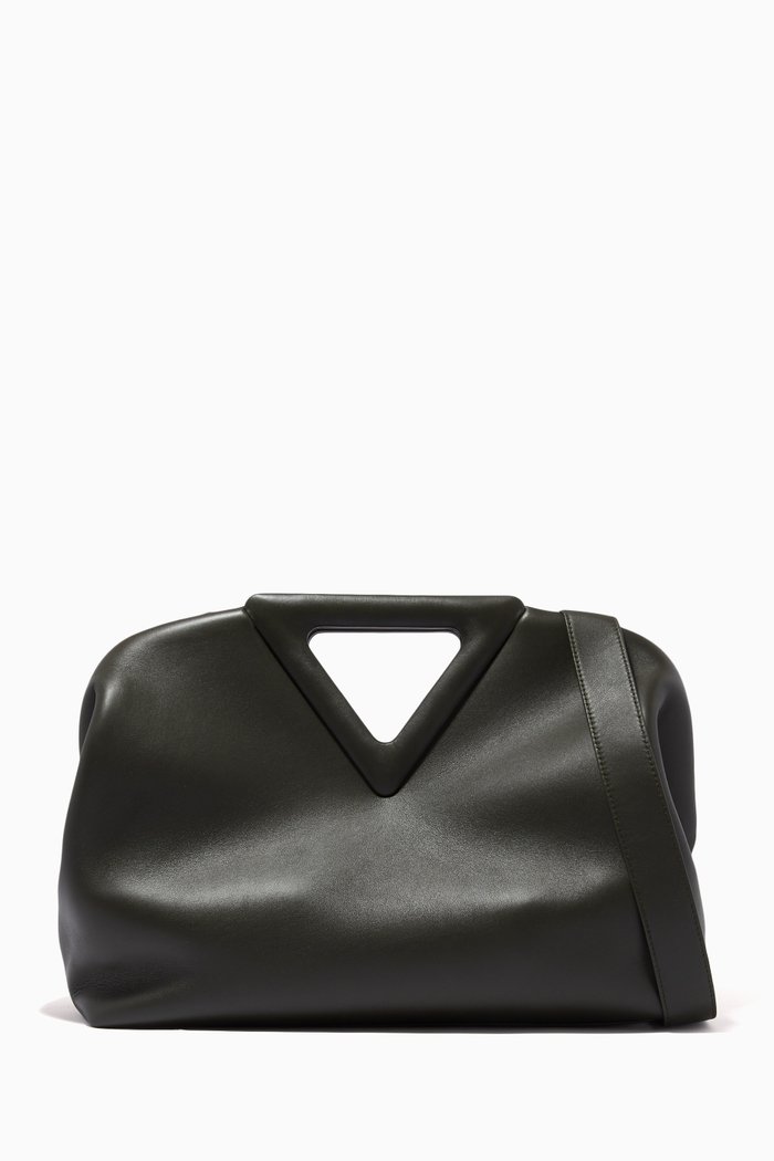 

The Triangle Bag in Nappa Calfskin, Green
