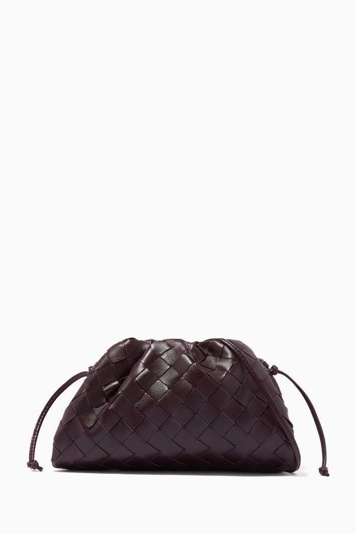 

The Mini Pouch in Intrecciato Nappa, Purple