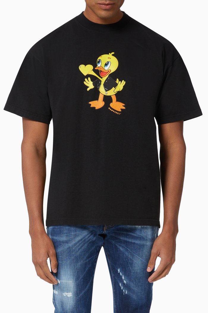 

Lover Box Cotton T-shirt, Black