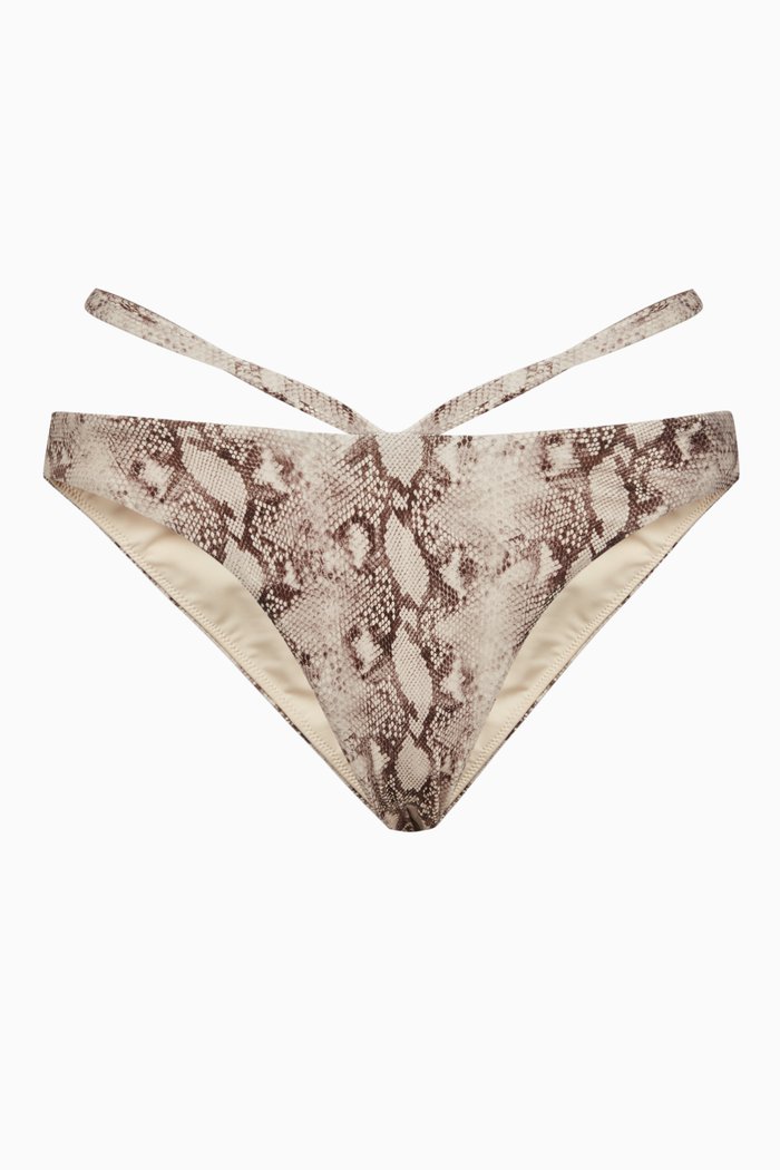 

Emmalynn Animal Print Bikini Bottoms, Multicolour