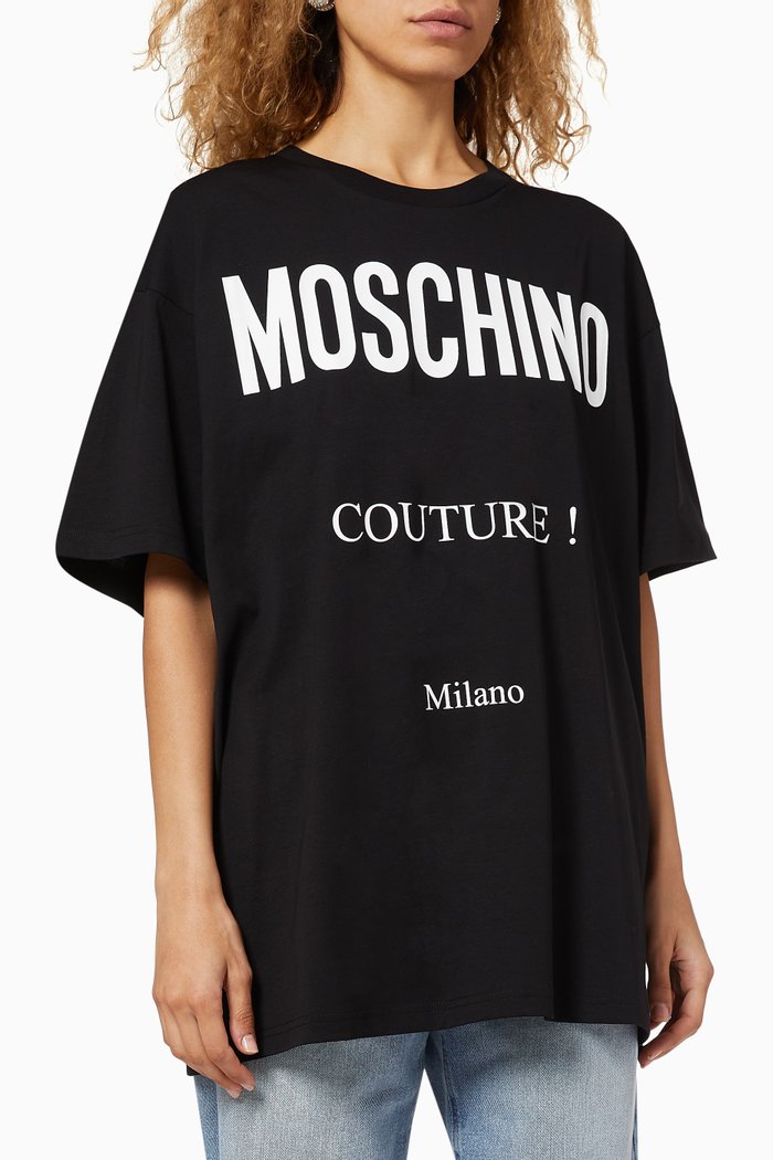 

Logo Print Jersey T-Shirt, Black