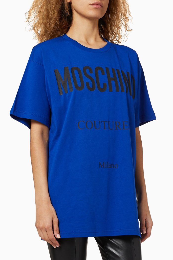 

Logo Print Jersey T-Shirt, Blue