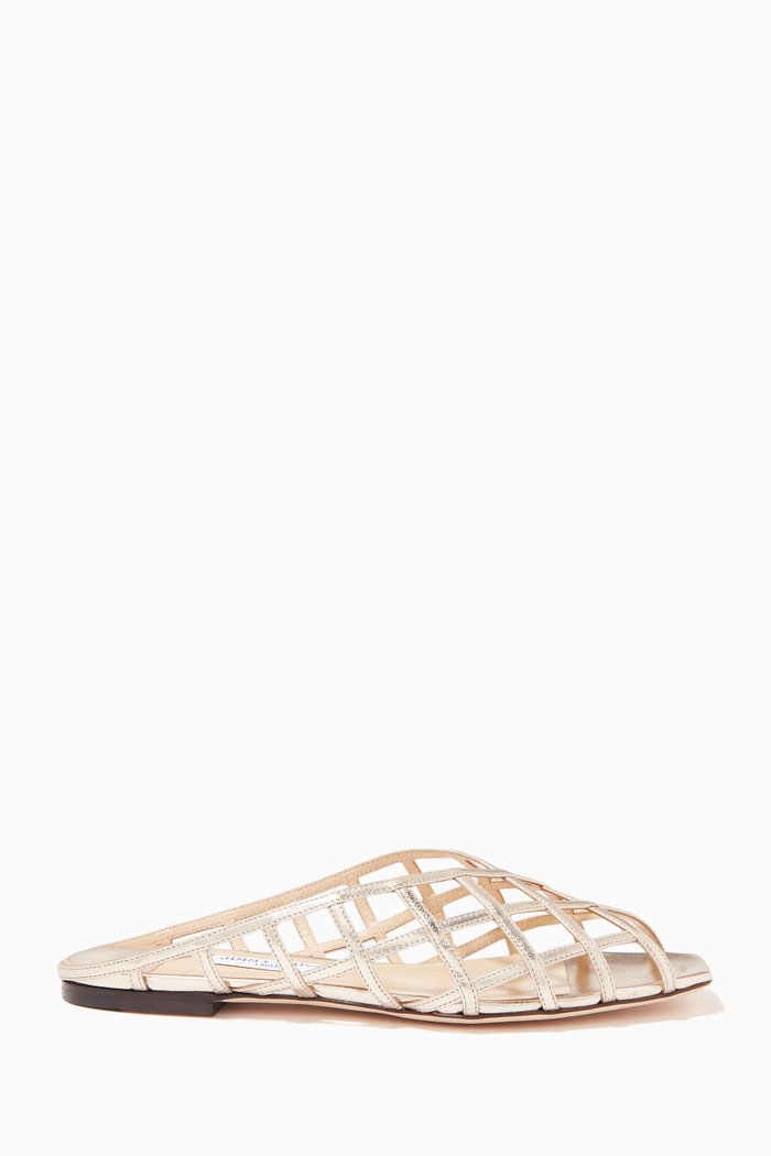

Sai Flats in Metallic Nappa, Silver