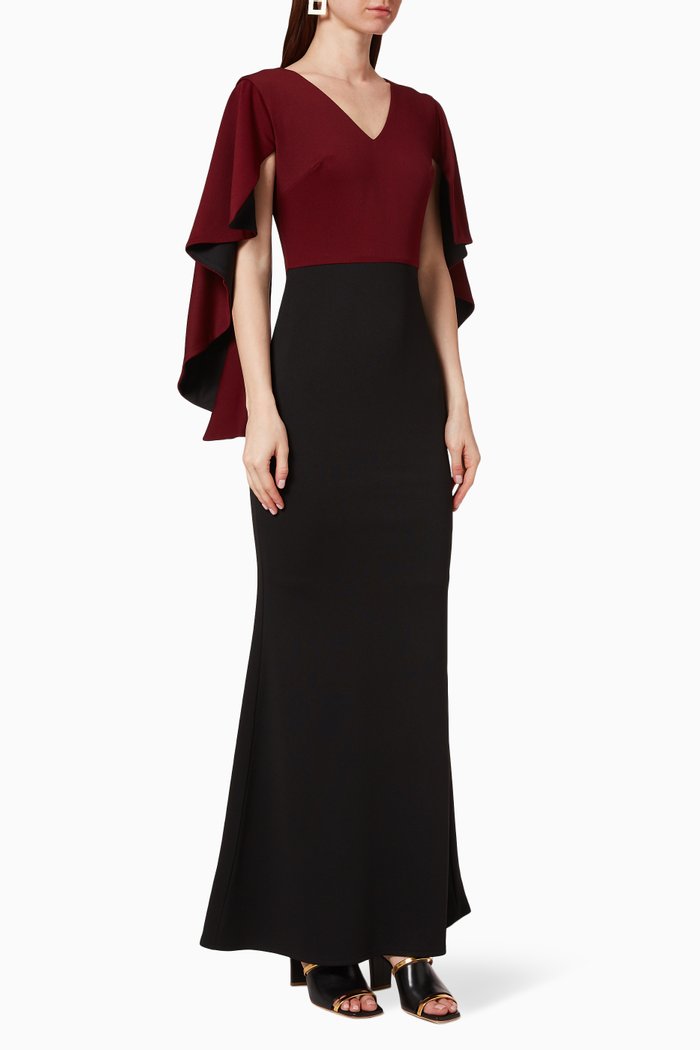 

Colour Block Cocktail Dress, Multicolour