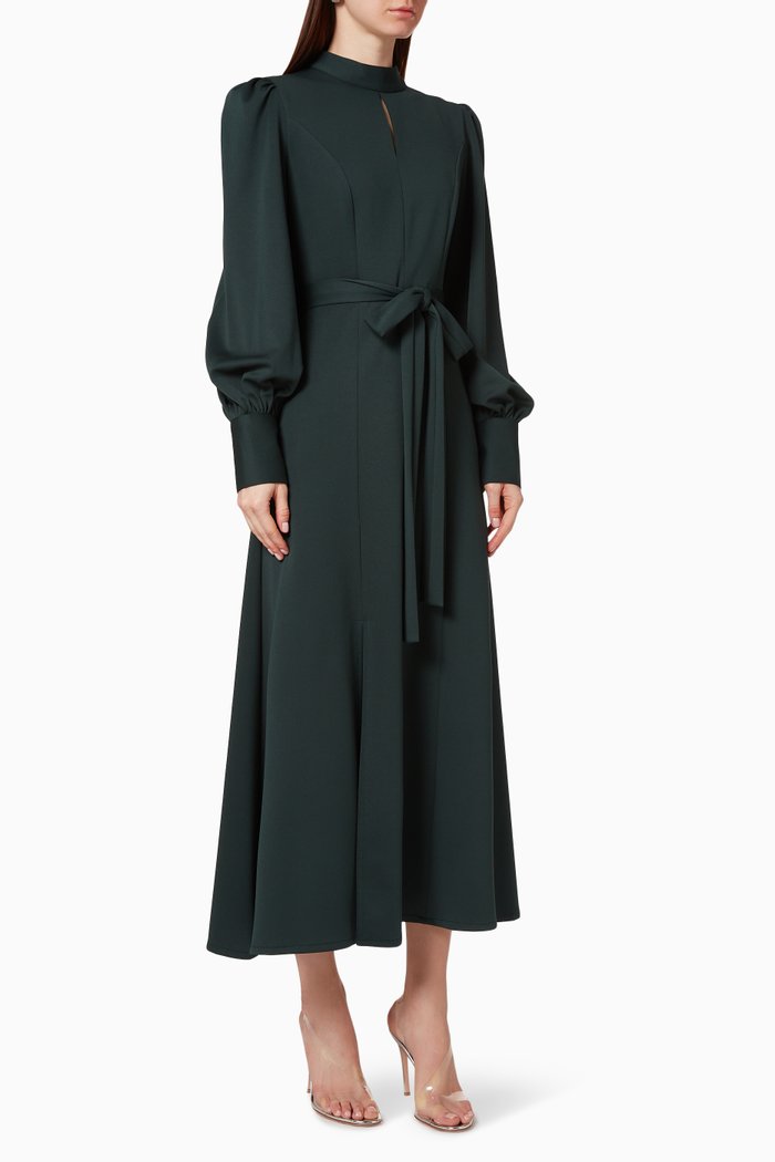

Midi Cocktail Dress, Green