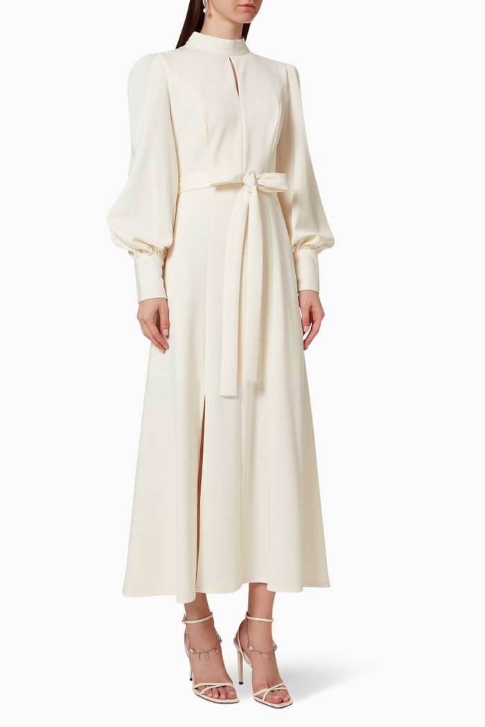 

Midi Cocktail Dress, Neutral