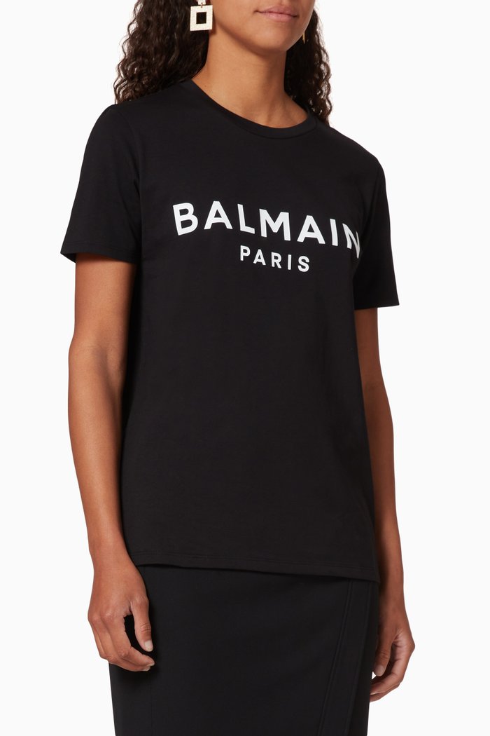 

Logo Cotton T-shirt, Black
