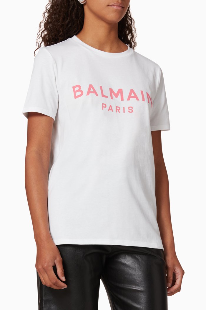

Logo Cotton T-shirt, White