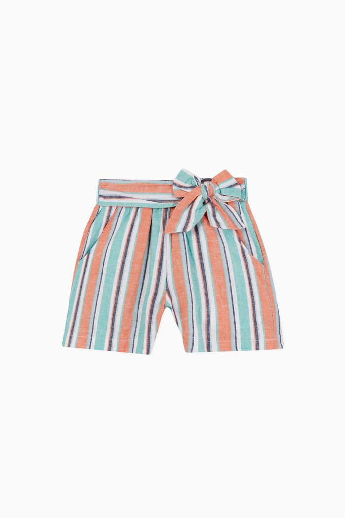 

Stripe Linen Shorts, Multicolour