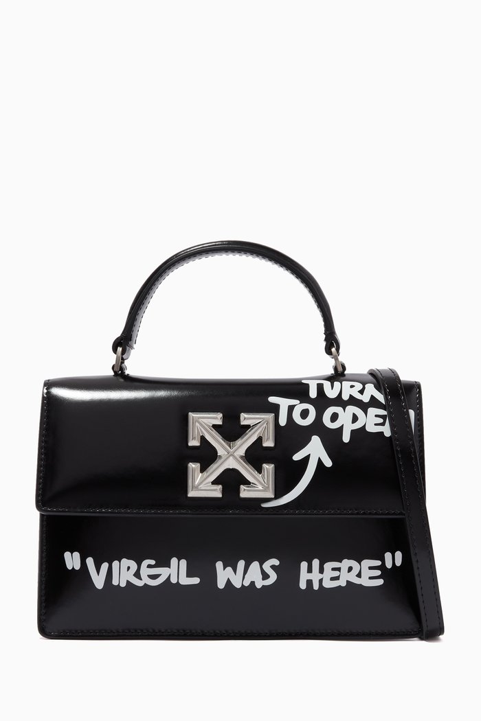 

1.4 Quote Jitney Bag in Leather, Black