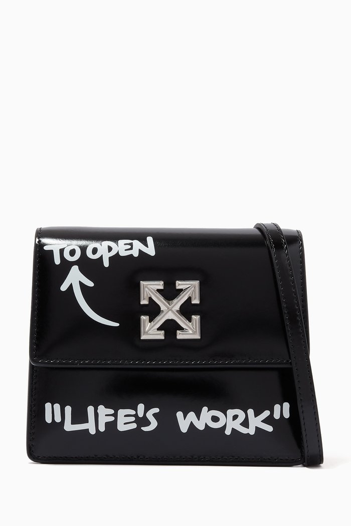 

0.7 Quote Jitney Bag in Leather, Black